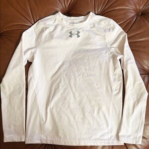Under Armour Men's Cream Long Sleeve Tee
